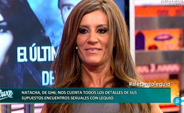 La actriz y modelo, en una de sus últimas apariciones en la televisión española en 2016. 