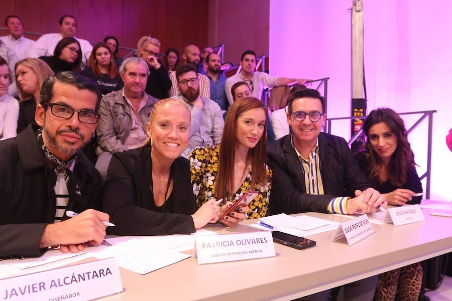 FIMAF celebra su clausura. En la foto, Javier Alcántara, Patricia Olivares, Elisa de Siles, Jesús Segado y Katia Rodríguez.