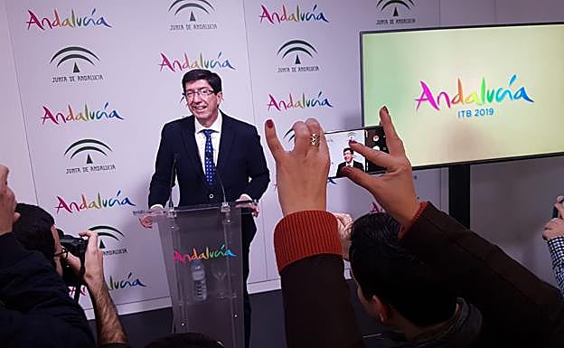 Marín, esta mañana en Málaga. 