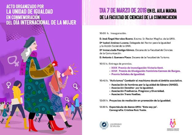 Cartel de la UMA de este año por el 8-M. :: crónica