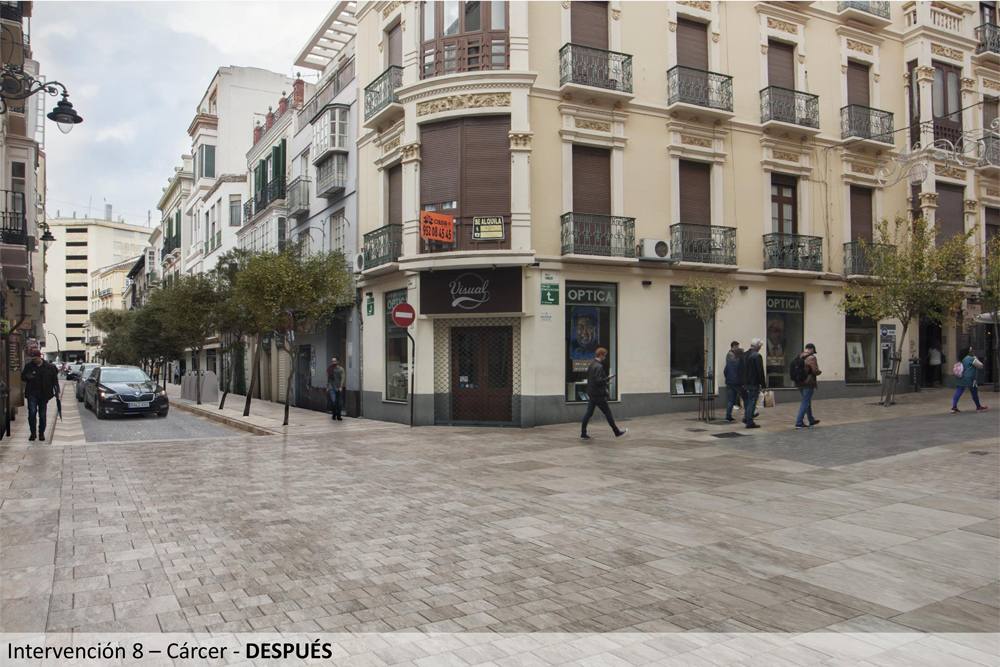 Recreaciones de cómo quedará la renovación de zonas de Carretería y Álamos, así como el entorno del la plaza de San Francisco.