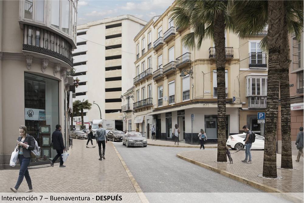 Recreaciones de cómo quedará la renovación de zonas de Carretería y Álamos, así como el entorno del la plaza de San Francisco.