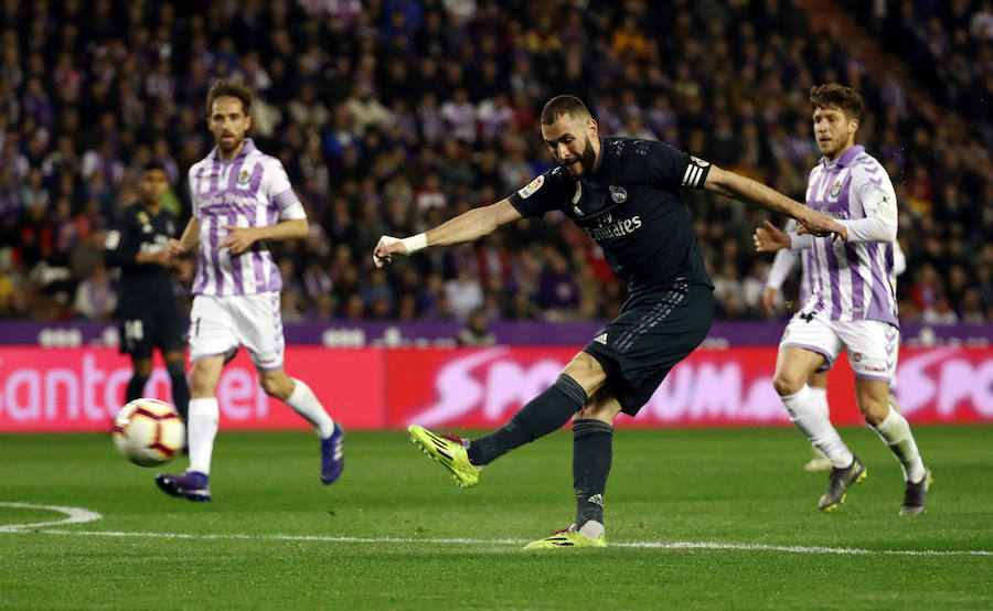 Las mejores imágenes del Real Valladolid-Real Madrid, de la 27ª jornada de Liga. 