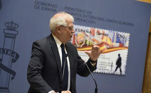 El ministro de Exteriores, Josep Borrell. 