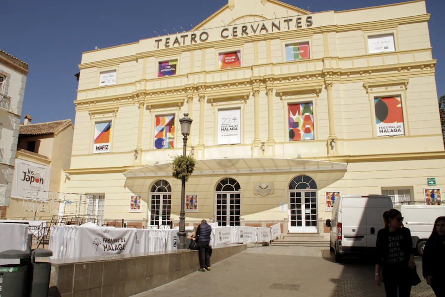 Málaga ultima los detalles para lucir de cine con motivo del Festival de Málaga que se celebrará del 15 al 24 de marzo. 