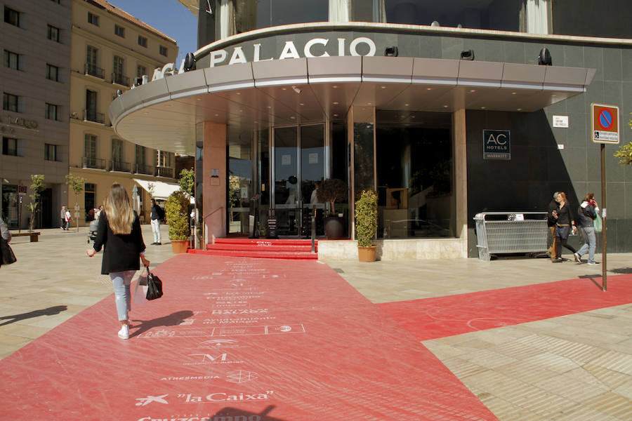 Málaga ultima los detalles para lucir de cine con motivo del Festival de Málaga que se celebrará del 15 al 24 de marzo. 