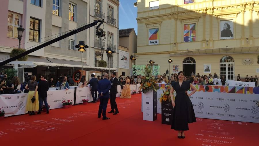 El cine en español se da cita estos días en Málaga. Así está siendo la alfombra del certamen.