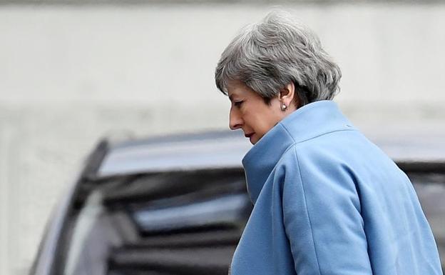 La primera ministra británica, Theresa May. 