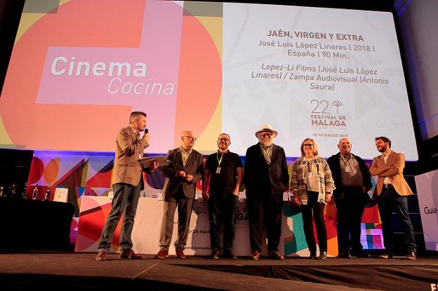 Proyección de 'Jaén, Virgen y Extra', en Cinema Cocina.