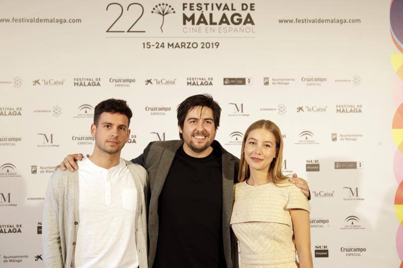 Photocall con el equipo de la película 'La banda'. Con la presencia del director, Roberto Bueso; los actores Gonzalo Fernández, Charlotte Vega, Hugo Rubert, Pepo Llopis, Xavi Giner y Carlo Blanco; Fernando Bovaira, productor.