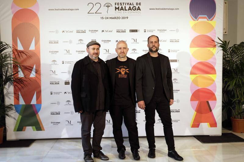 Photocall con el equipo de la película '7 razones para huir'. Con la presencia de los directores Esteve Soler y Gerard Quinto; los actores Sergi López, Lola Dueñas, Nuria Gago, David Verdaguer y Aina Closet; el productor, Martín Samper. 