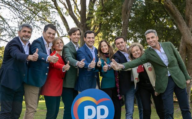 El PP-A presenta los candidatos números uno de cada provincia andaluza al Congreso de los Diputados.