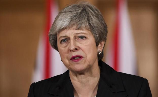 La primera ministra británica, Theresa May. 