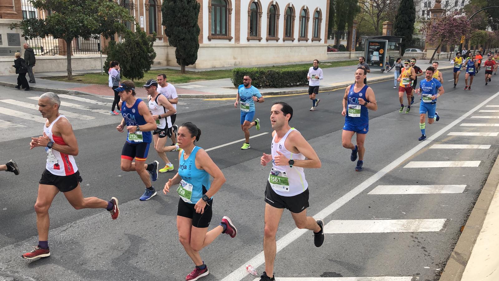 Más de 7.500 corredores participan en la 29ª edición de la Media Maratón Ciudad de Málaga.