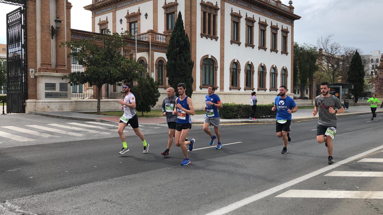 Más de 7.500 corredores participan en la 29ª edición de la Media Maratón Ciudad de Málaga.