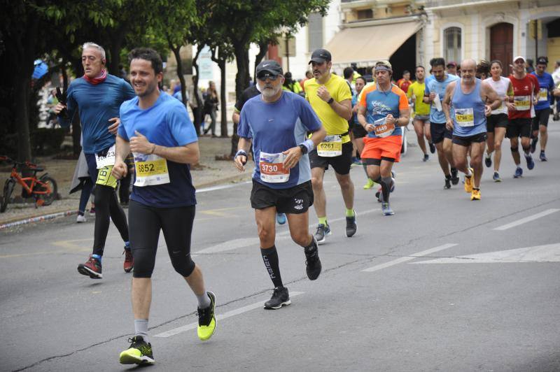Más de 7.500 corredores participan en la 29ª edición de la Media Maratón Ciudad de Málaga.