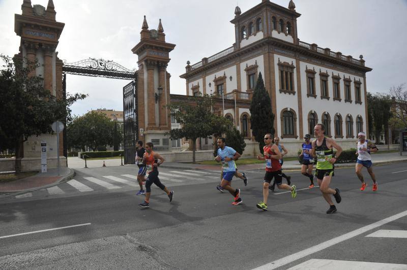 Más de 7.500 corredores participan en la 29ª edición de la Media Maratón Ciudad de Málaga.