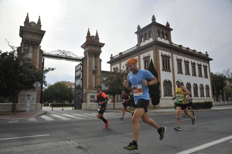 Más de 7.500 corredores participan en la 29ª edición de la Media Maratón Ciudad de Málaga.