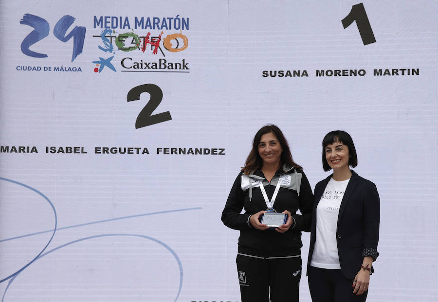 Más de 7.500 corredores participan en la 29ª edición de la Media Maratón Ciudad de Málaga.