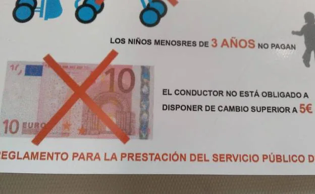 Los conductores de la EMT no están obligados a ofrecer cambio superior a 5 euros. 