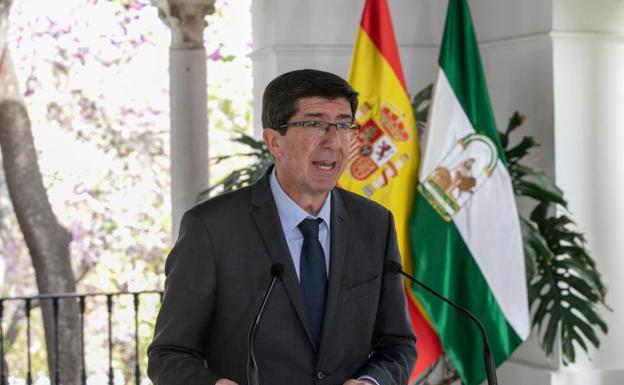 Juan Marín, en una comparecencia reciente. 