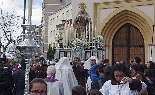 Horario e Itinerario Salida Procesional de la Virgen Lágrimas del Carmen. Málaga 19 de Marzo del 2023