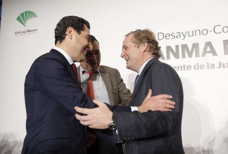 El presidente de la Junta de Andalucía, protagonista del encuentro en el Hotel NH Málaga