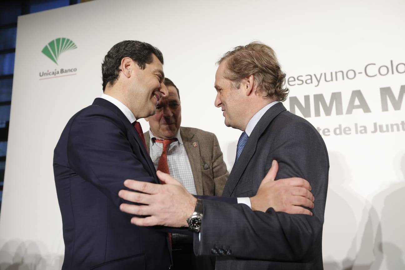 El presidente de la Junta de Andalucía, protagonista del encuentro en el Hotel NH Málaga