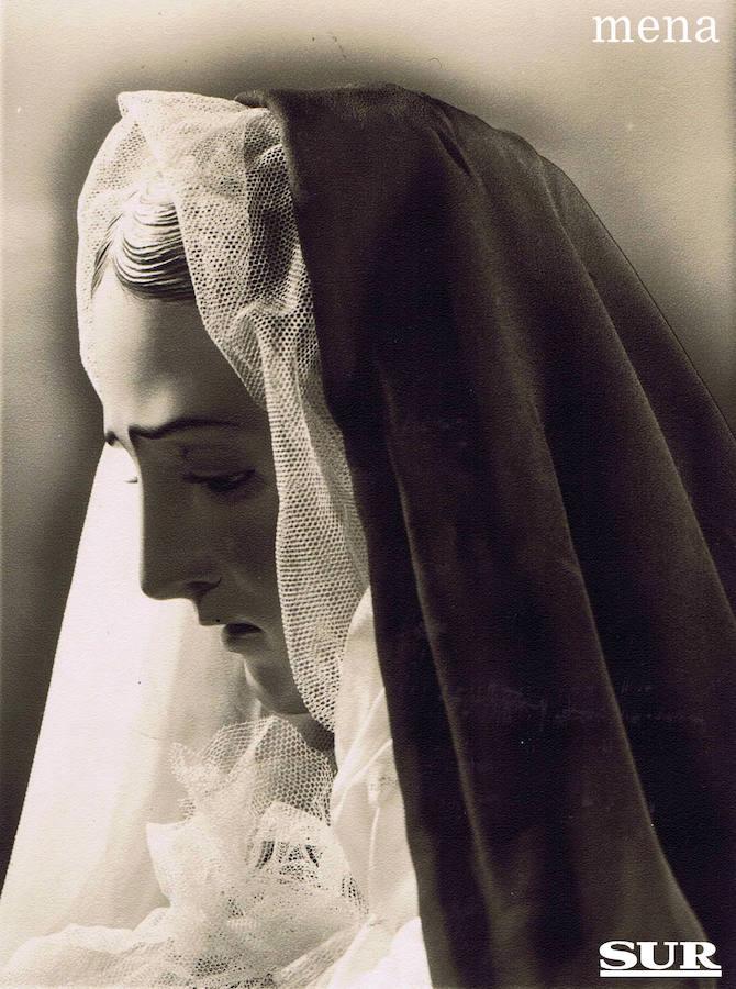 Fotos: Momentos históricos de la Congregación de Mena: el Cristo de la Buena Muerte, la Soledad Coronada y su nexo con La Legión