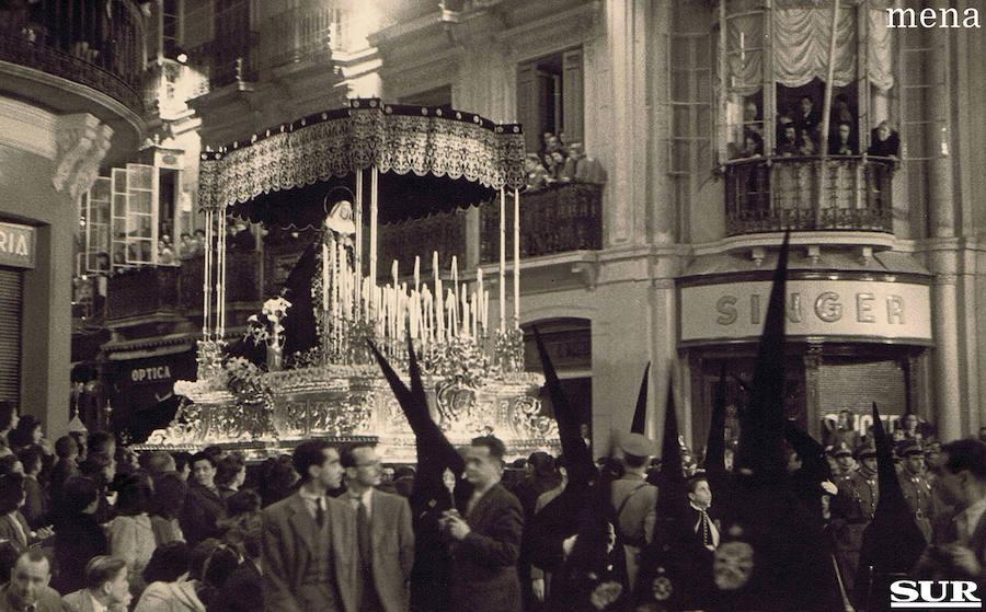 La Virgen de la Soleda en la calle Granada en 1944