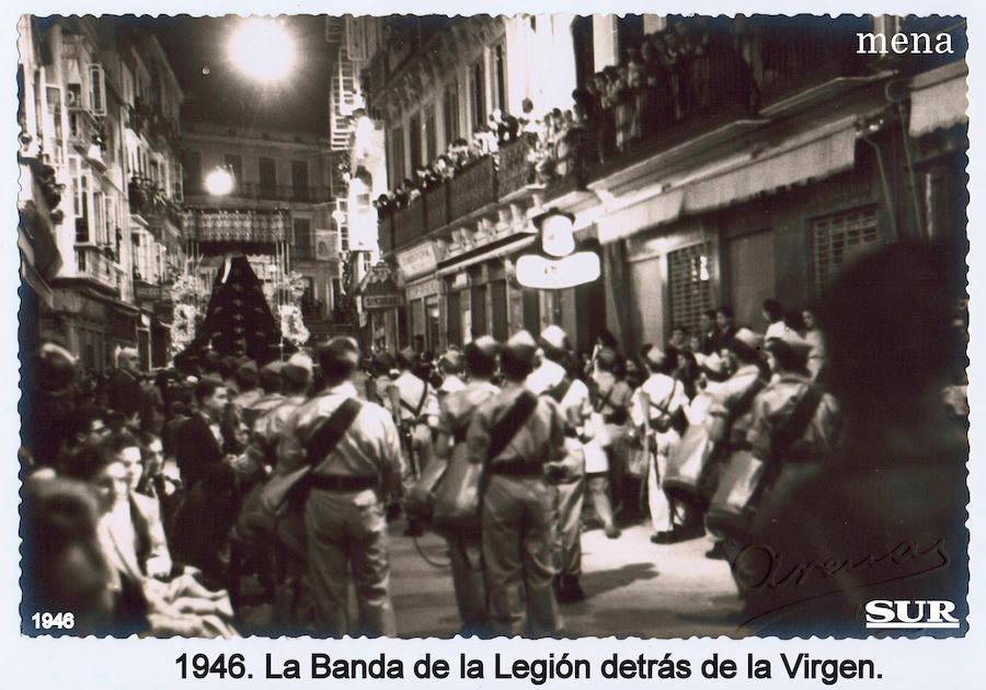 La banda de la Legión en 1946