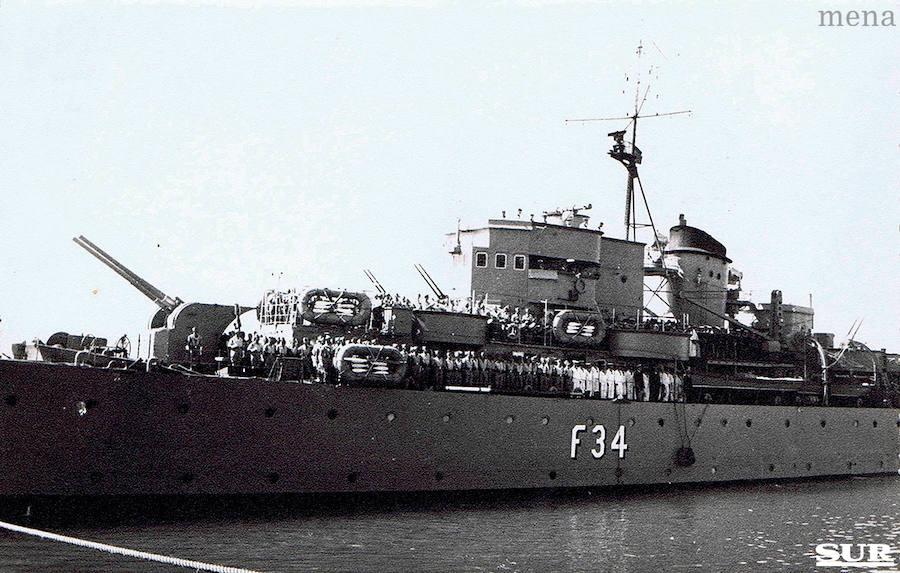 La fragata Martín Alonso Pinzón en 1965