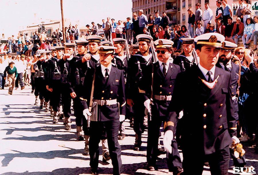 La tropa de Marinería en 1988