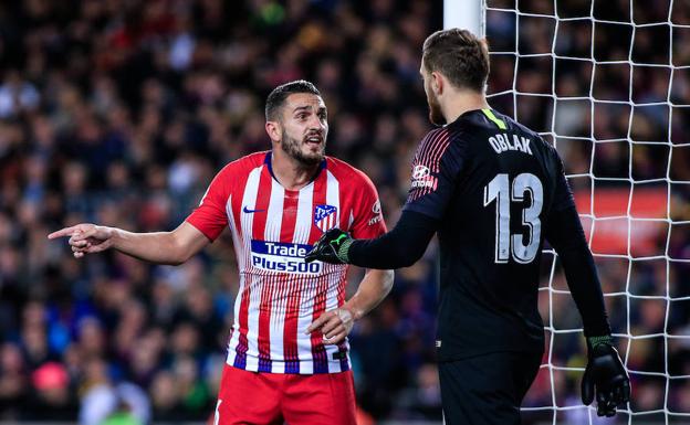 Jan Oblak, autor de la mejor parada de la jornada. 