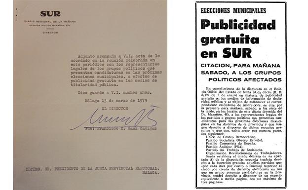 Documento del Archivo Histórico Provincial. Viernes 9 de marzo de 1979.