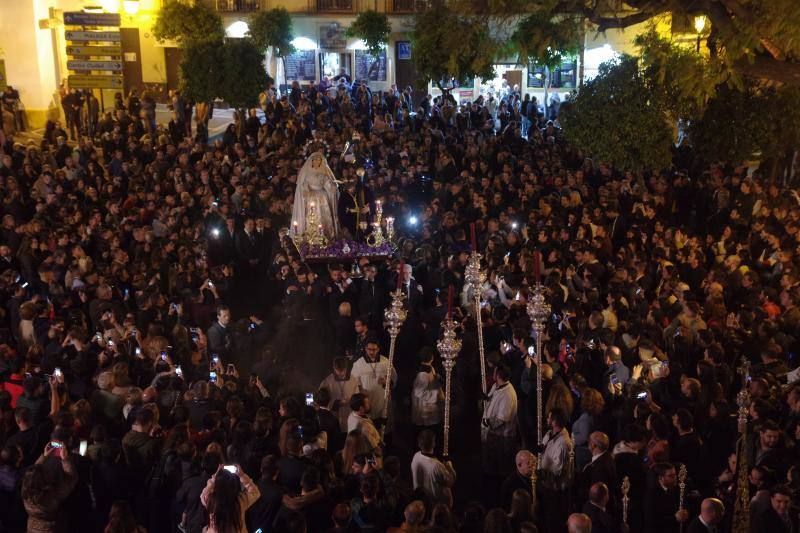 Traslado de los titulares de la cofradía del Rocío.