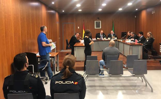 El procesado durante lel juicio celebrado este miércoles 