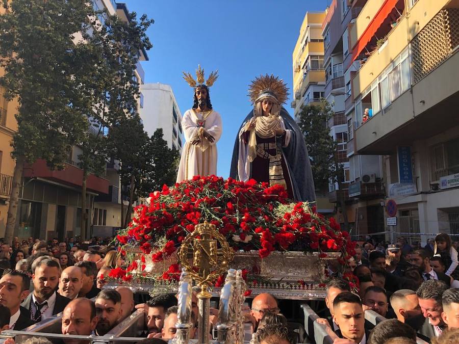 Las mejores imágenes de la misa del alba, el acto en el Hospital Civil y el recorrido por la Trinidad de los titulares de la Cofradía del Cautivo y La Trinidad este 2019.