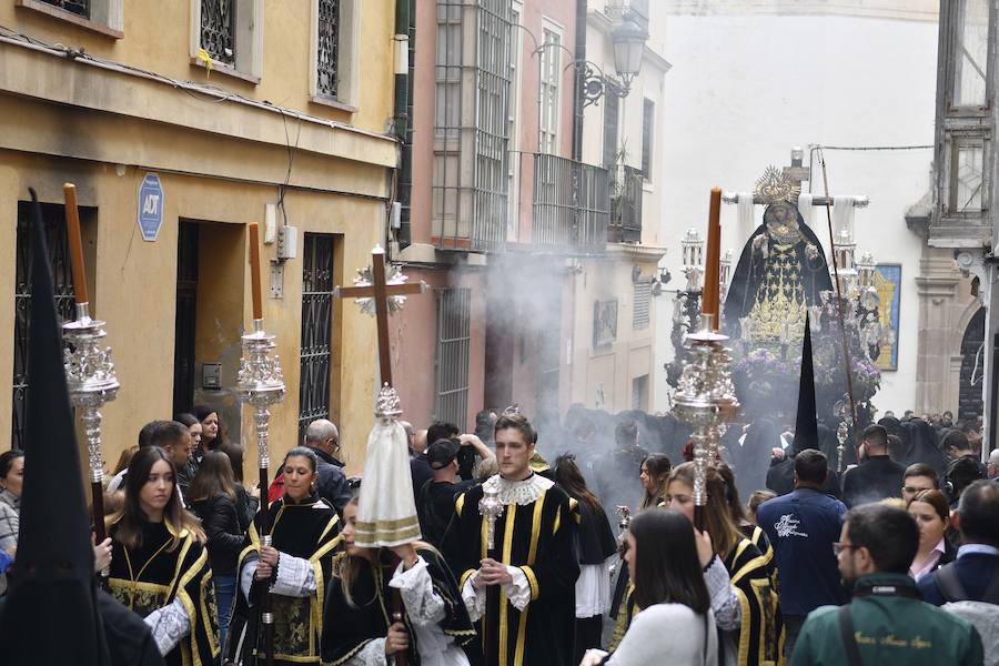 Las fotos de las cofradías del Jueves Santo: Sagrada Cena, Santa Cruz, Viñeros, Vera Cruz, Zamarrilla, Mena, Misericordia, Esperanza.