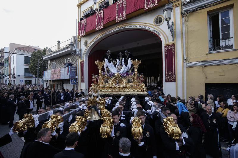 Los cortejos procesionales de Monte Calvario, Descendimiento, Dolores de San Juan, Amor, Traslado, Piedad, Sepulcro y Servitas