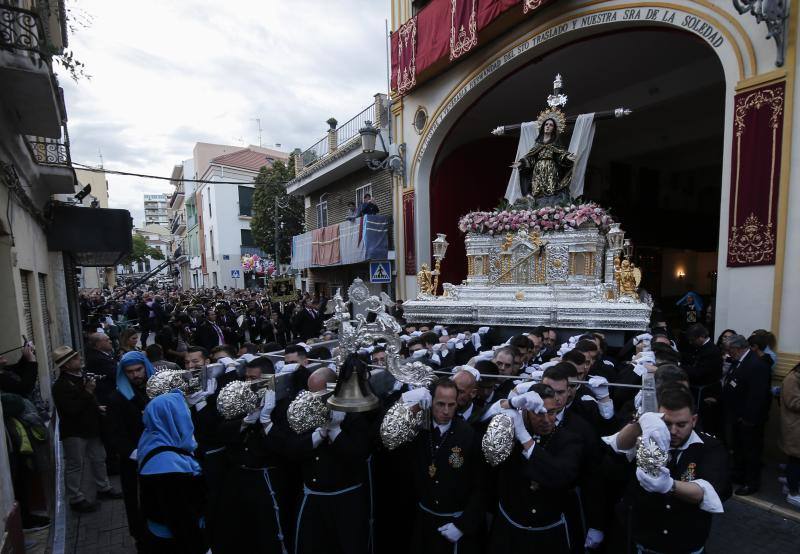 Los cortejos procesionales de Monte Calvario, Descendimiento, Dolores de San Juan, Amor, Traslado, Piedad, Sepulcro y Servitas