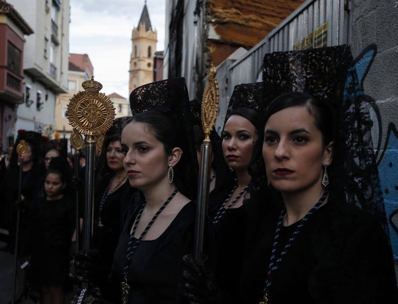 Los cortejos procesionales de Monte Calvario, Descendimiento, Dolores de San Juan, Amor, Traslado, Piedad, Sepulcro y Servitas