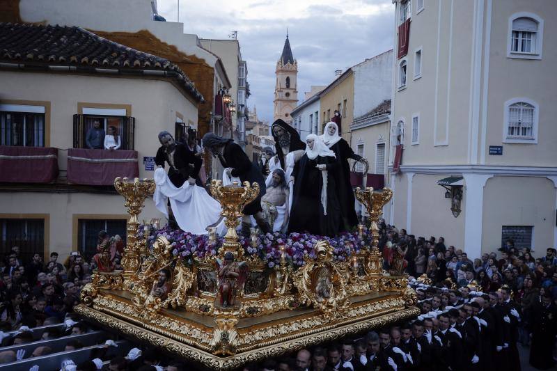 Los cortejos procesionales de Monte Calvario, Descendimiento, Dolores de San Juan, Amor, Traslado, Piedad, Sepulcro y Servitas