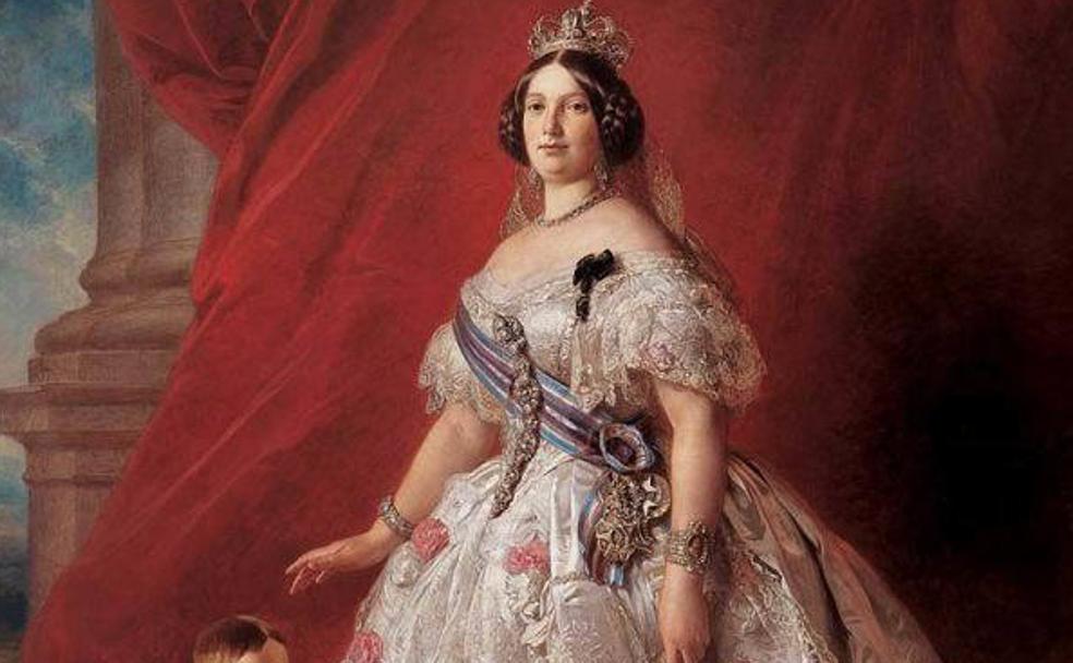 Retrato de la reina Isabel II, que decidió poner coto al problema de los borrachos en la Málaga de la época. 