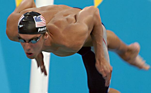 Phelps atesora 28 medallas olímpicas, 23 de ellas de oro.