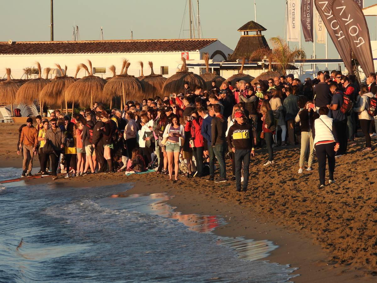 Triatletas de todo el mundo participan en la segunda edición del Ironman 70.3 de Marbella