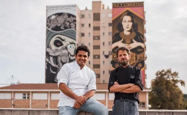 Rui Junior y Sergio del Río, artífices del Restaurante Óleo. 