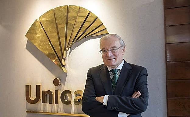 El presidente de Unicaja Banco, Manuel Azuaga. 