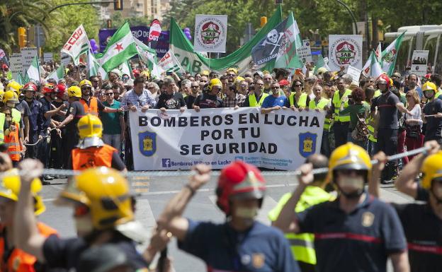 Cuatro mil personas asistieron a la manifestación de abril de 2017, incluido el líder de Podemos, Pablo Iglesias. 