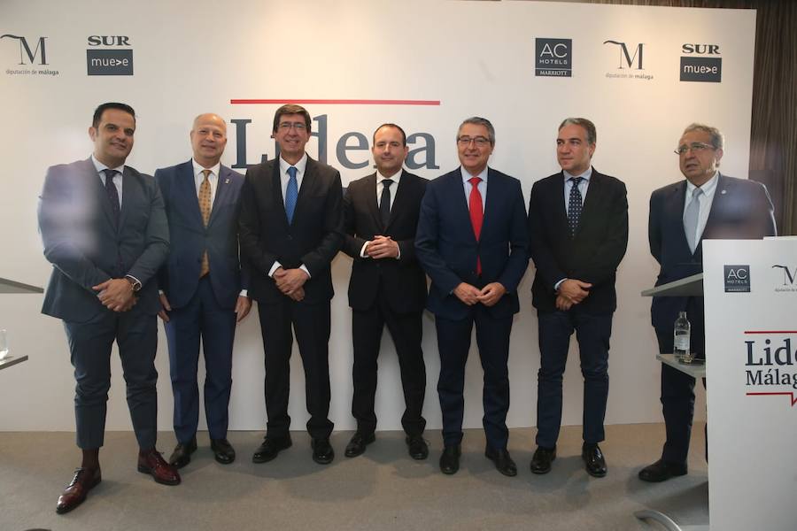 El consejero de Turismo, Regeneración, Justicia y Administración Local protagoniza el encuentro en el Hotel Málaga Palacio